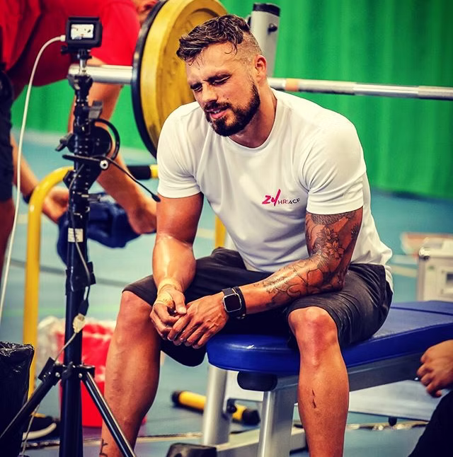 Josh during the million-kilo endurance challenge